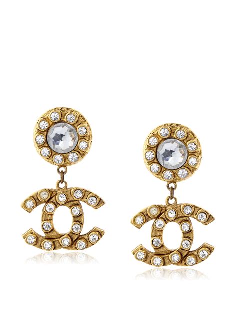 chanel iconic earrings|chanel symbol earrings.